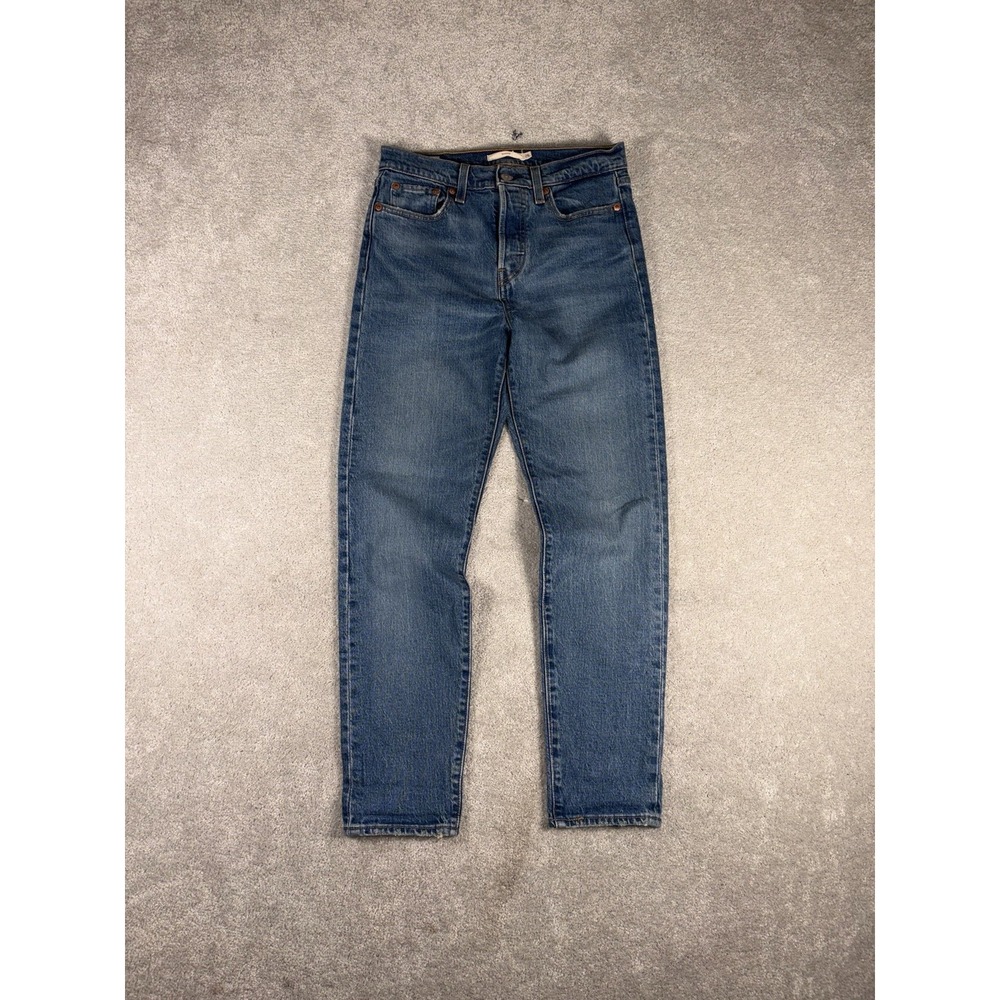 Levis Jeans Womens 26 blue‎ Denim Wedgie Straight Button Fly Premium
